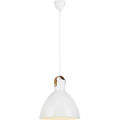 Markslöjd Pendellamper > Hængelampe Eagle, hvid, Ø 35 cm, metal