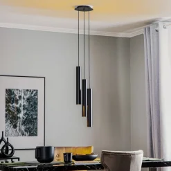 Nowodvorski Lighting Gang|Pendellamper > Hængelampe Eye L, sort, 3 lyskilder