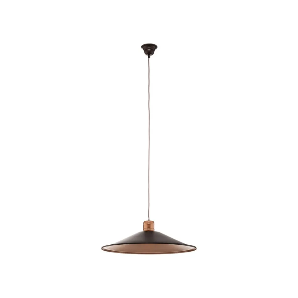 Nowodvorski Lighting Pendellamper > Hængelampe Garret I i mørkebrun/kobber Ø 50 cm
