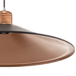 Nowodvorski Lighting Pendellamper > Hængelampe Garret I i mørkebrun/kobber Ø 50 cm