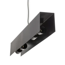 EMIBIG LIGHTING Pendellamper > Hængelampe Gentor 4, længde 96 cm i sort