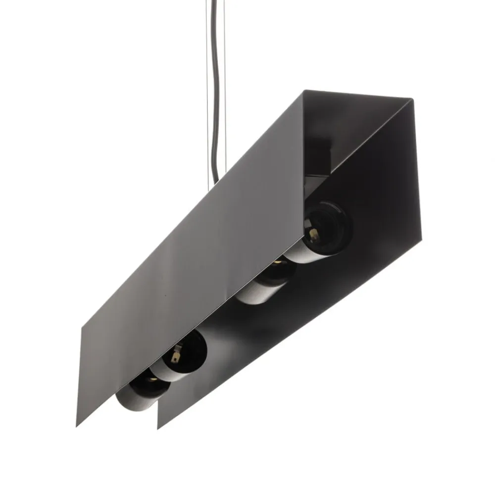 EMIBIG LIGHTING Pendellamper > Hængelampe Gentor 4, længde 96 cm i sort