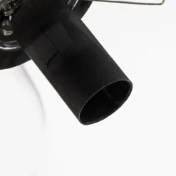 EMIBIG LIGHTING Pendellamper|Pendellamper > Hængelampe Glassy, 8 lyskilder, sort, grafit/amber/klar