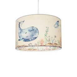 Elobra Pendellamper > Hængelampe 25/40 Havdyr, Ø 38 cm, farverig, plast
