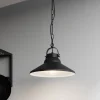 Luminex Pendellamper > Hængelampe Iron, sort/hvid