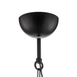 Luminex Pendellamper > Hængelampe Iron, sort/hvid/antikk messing