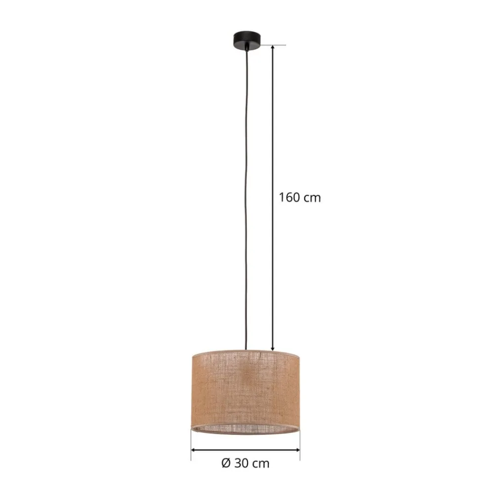 TK Lighting Pendellamper > Hængelampe Juta, 1 lyskilde Ø 30 cm