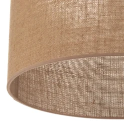 Pendellamper ^ Duolla Hængelampe Jute cylinder naturbrun Ø40cm 1 lyskilde.
