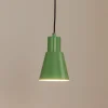Opviq Pendellamper|Pendellamper > Hængelampe Konikkem, mintgrøn, metal, Ø 14 cm, E27