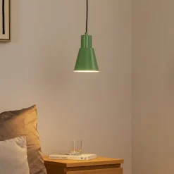 Opviq Pendellamper|Pendellamper > Hængelampe Konikkem, mintgrøn, metal, Ø 14 cm, E27