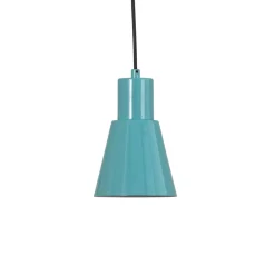 Opviq Pendellamper|Pendellamper > Hængelampe Konikkem, turkis, metal, Ø 14 cm, E27