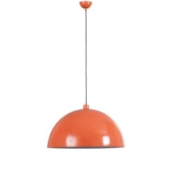 Opviq Pendellamper|Pendellamper > Hængelampe Kure, orange, metal, Ø 60 cm, E27