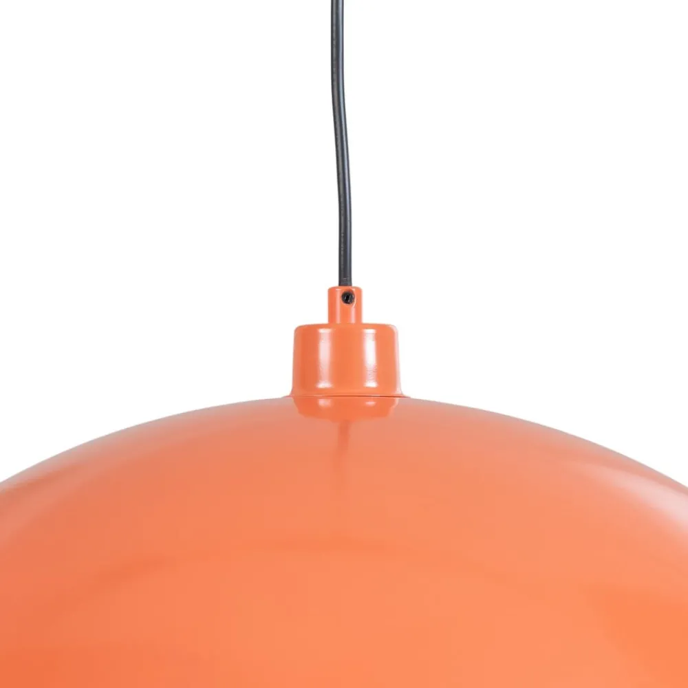 Opviq Pendellamper|Pendellamper > Hængelampe Kure, orange, metal, Ø 60 cm, E27