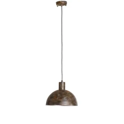 Pendellamper ^ Opviq Hængelampe Kure, sort-brun, metal, Ø 30 cm, E27