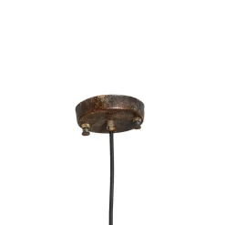 Pendellamper ^ Opviq Hængelampe Kure, sort-brun, metal, Ø 30 cm, E27
