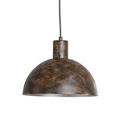 Pendellamper ^ Opviq Hængelampe Kure, sort-brun, metal, Ø 30 cm, E27