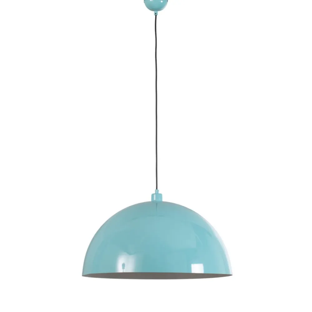 Opviq Pendellamper|Pendellamper > Hængelampe Kure, turkis, metal, Ø 60 cm, E27