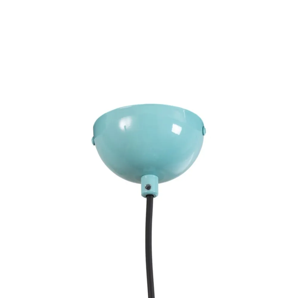 Opviq Pendellamper|Pendellamper > Hængelampe Kure, turkis, metal, Ø 60 cm, E27
