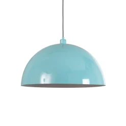 Opviq Pendellamper|Pendellamper > Hængelampe Kure, turkis, metal, Ø 60 cm, E27
