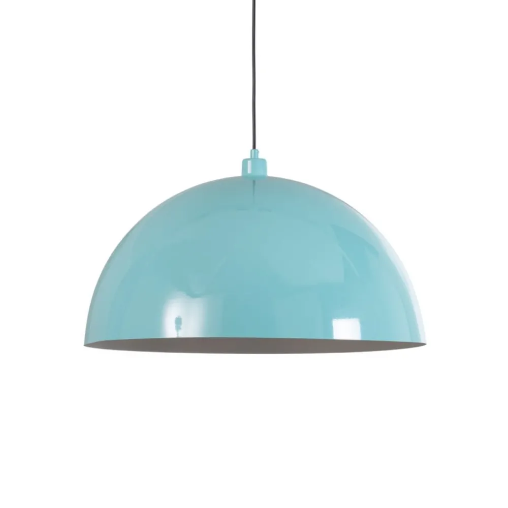 Opviq Pendellamper|Pendellamper > Hængelampe Kure, turkis, metal, Ø 60 cm, E27