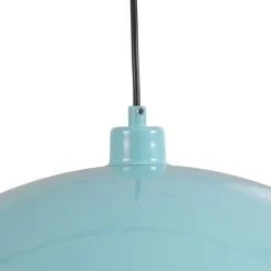 Opviq Pendellamper|Pendellamper > Hængelampe Kure, turkis, metal, Ø 60 cm, E27