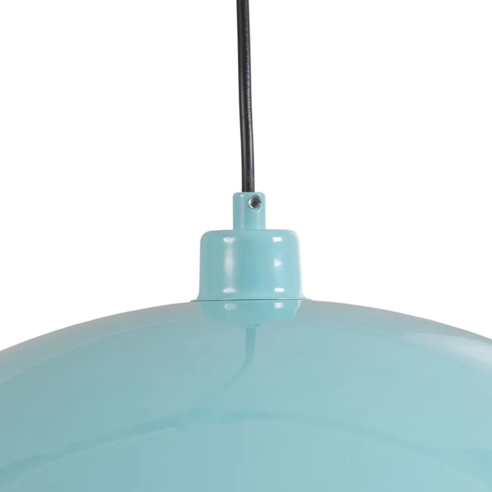 Opviq Pendellamper|Pendellamper > Hængelampe Kure, turkis, metal, Ø 60 cm, E27