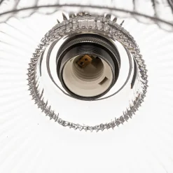 Lamkur Pendellamper > Hængelampe Leana, glas klar, 1 lyskilde, krom