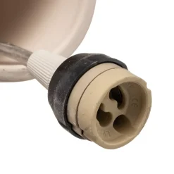 Pendellamper ^ SOLLUX LIGHTING Hængelampe Lectra i keramik i kegleform