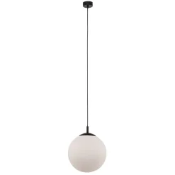 TK Lighting Pendellamper > Hængelampe Maxi, Ø 30 cm, 1 lyskilde, glasskærm