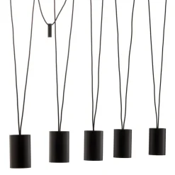 Pendellamper ^ Nowodvorski Lighting Hængelampe More Tone, sort/guld, 5 lyskilder