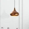 Opviq Pendellamper|Pendellamper > Hængelampe Muba 11550, messing brun, metal, Ø 26 cm