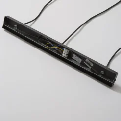 Luminex Pendellamper > Hængelampe Muza 3 lyskilder lang sort/lys træ