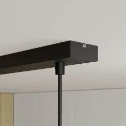 Luminex Pendellamper|Pendellamper > Hængelampe Muza, 2 lyskilder, sort/lys træ