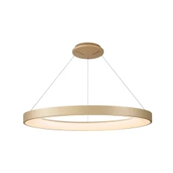 Mantra Iluminación Pendellamper|Pendellamper > Hængelampe Niseko II, fjernbetjening, Ø 65 cm guldfarvet