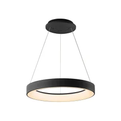 Pendellamper|Pendellamper ^ Mantra Iluminación Hængelampe Niseko II, fjernbetjening, Ø 38 cm, sort
