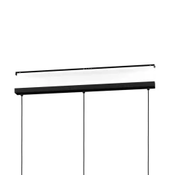 EGLO Pendellamper > Hængelampe Oilella, sort-grå, længde 95 cm, glas, 3 lyskilder.