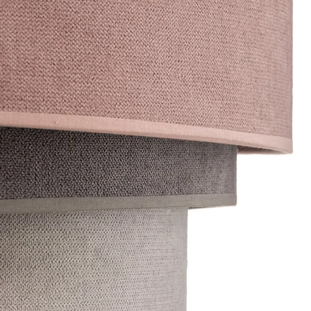 Pendellamper ^ Duolla Hængelampe Pastell Trio pink/grå/lysegrå