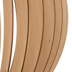 Argon Pendellamper > Hængelampe Paz af trælameller Ø 42 cm, krom