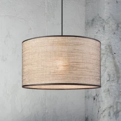 Lamkur Lighting Pendellamper > Hængelampe Penelope, Ø 35 cm, lysebrun, 1 lyskilde