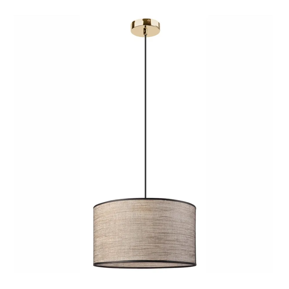Lamkur Lighting Pendellamper > Hængelampe Penelope, Ø 35 cm, lysebrun, 1 lyskilde
