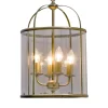 Gang ^ Steinhauer Hængelampe Pimpernel, Ø 32 cm, bronze, klart glas