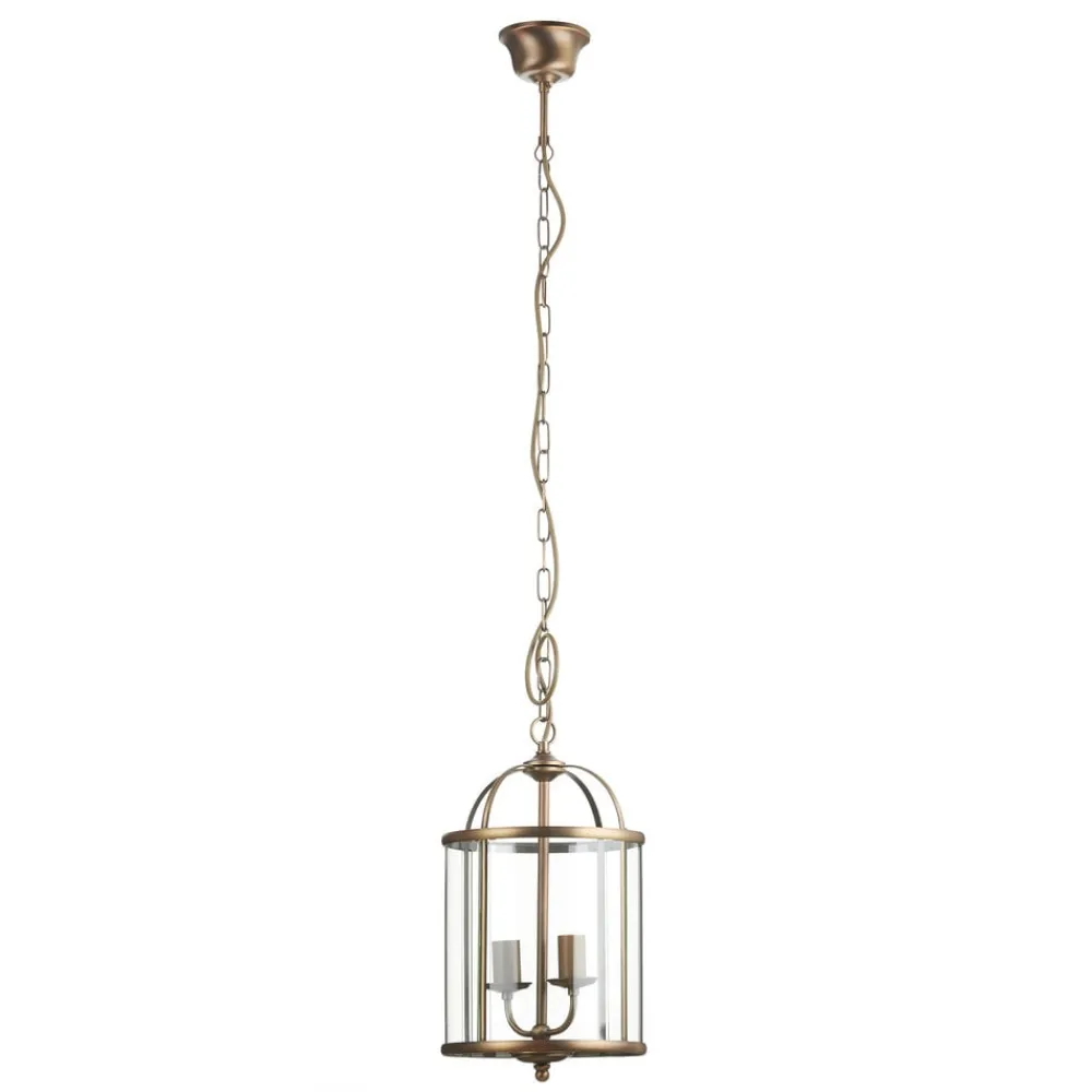 Steinhauer Gang|Pendellamper > Hængelampe Pimpernel, Ø 23 cm, bronze, klart glas