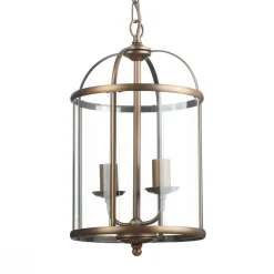 Steinhauer Gang|Pendellamper > Hængelampe Pimpernel, Ø 23 cm, bronze, klart glas