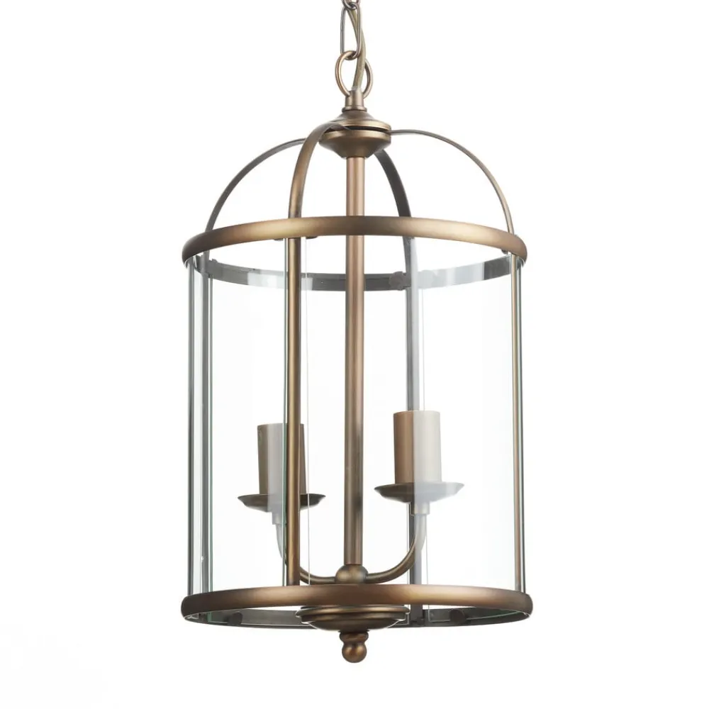 Steinhauer Gang|Pendellamper > Hængelampe Pimpernel, Ø 23 cm, bronze, klart glas