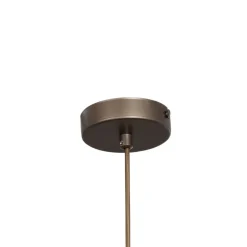 Pendellamper|Pendellamper ^ Luminex Hængelampe Plato, titanfarvet, metal, Ø 38 cm, E27