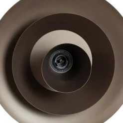 Pendellamper|Pendellamper ^ Luminex Hængelampe Plato, titanfarvet, metal, Ø 38 cm, E27