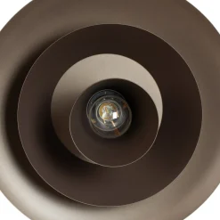 Pendellamper|Pendellamper ^ Luminex Hængelampe Plato, titanfarvet, metal, Ø 38 cm, E27