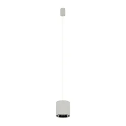 Pendellamper ^ Nowodvorski Lighting Hængelampe Point Duo, sølvgrå, stål, Ø 13 cm, GU10