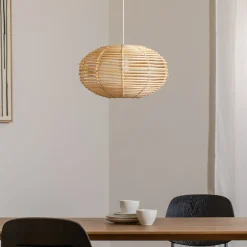 Nowodvorski Lighting Pendellamper > Hængelampe RATTAN, Ø 40 cm, naturbrun, Rattan, E27