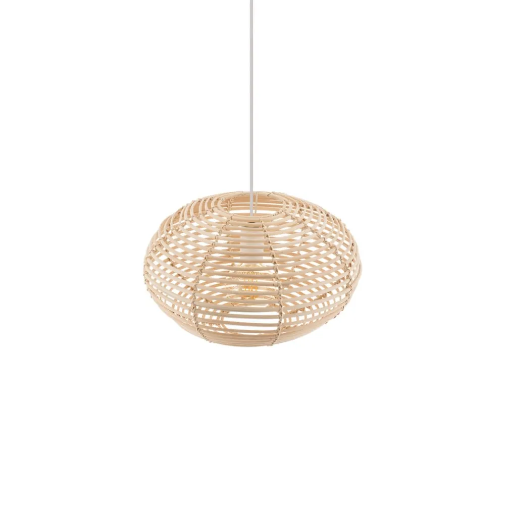 Nowodvorski Lighting Pendellamper > Hængelampe RATTAN, Ø 40 cm, naturbrun, Rattan, E27